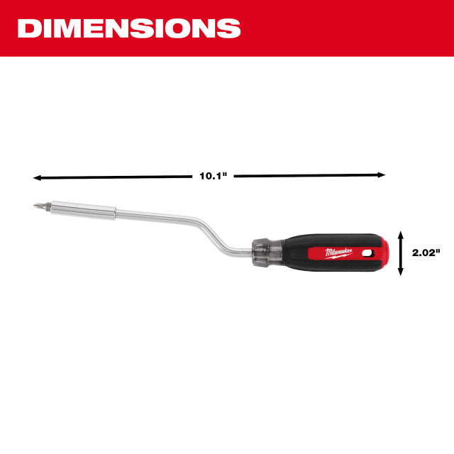 Milwaukee 48-22-2916, 2-in-1 Rotating Multi-Bit Screwdriver