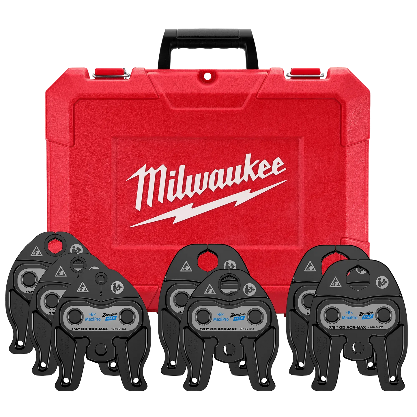 Milwaukee 49-16-2462Z, ¼”- 1-1/8” ZoomLock® MAX Press Jaw Kit for M12™ FORCE LOGIC™ Press Tools