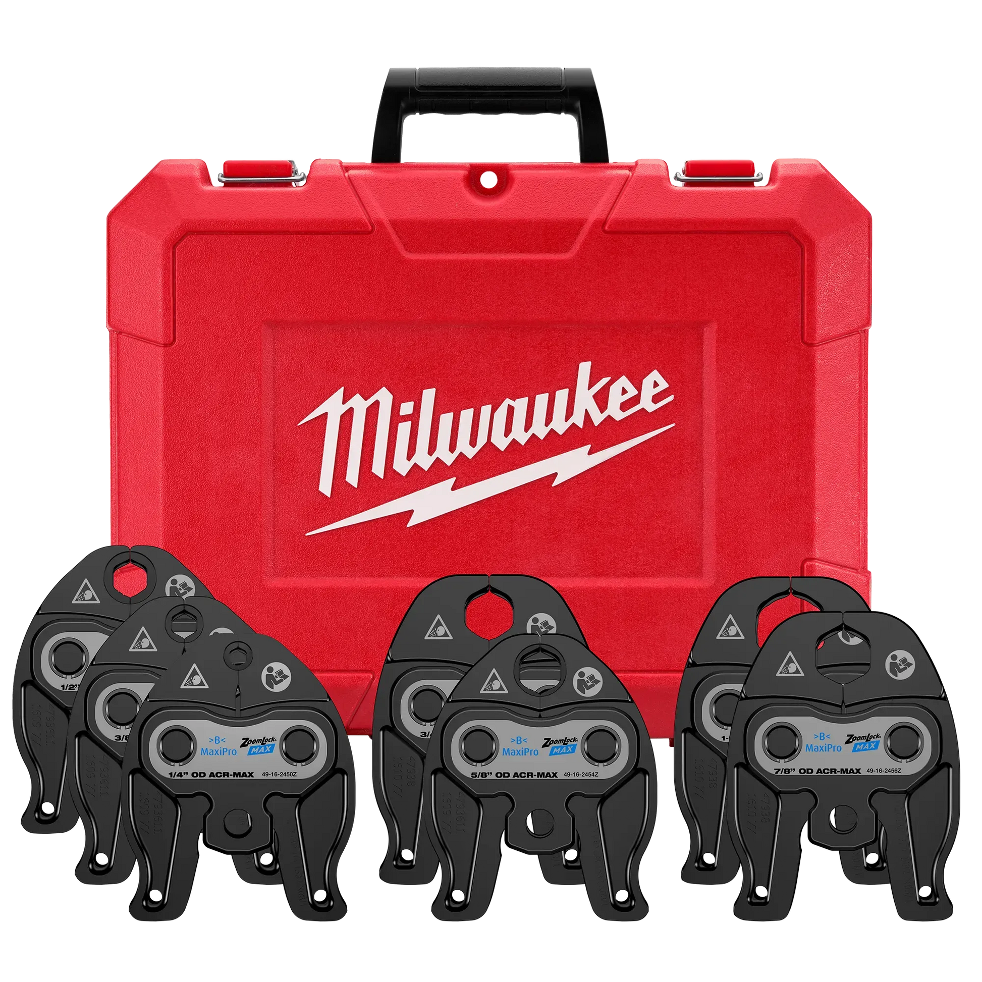 Milwaukee 49-16-2462Z, ¼”- 1-1/8” ZoomLock® MAX Press Jaw Kit for M12™ FORCE LOGIC™ Press Tools