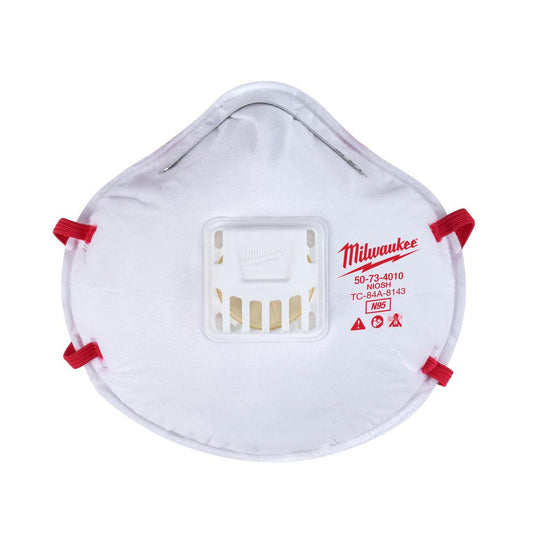 Milwaukee 48-73-4014, N95 Valved Respirator (10/pkg)