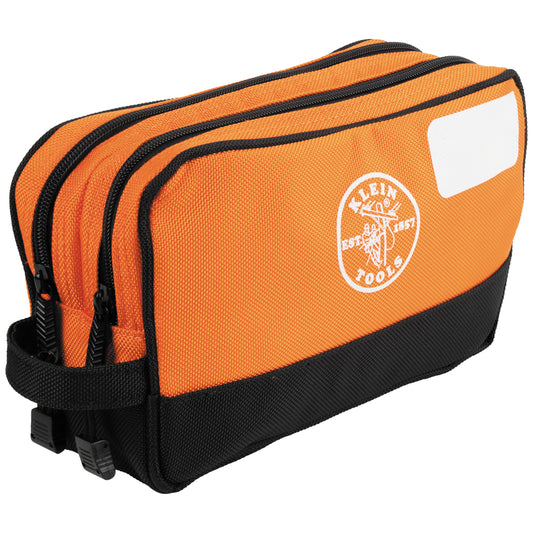 Klein Tools 55582, Double Zipper Bag, 10 x 6-Inch
