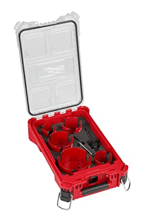 Milwaukee 49-56-9295, 9 PC BIG HAWG™ with Carbide Teeth Hole Saw Kit w/ PACKOUT™ Compact Organizer