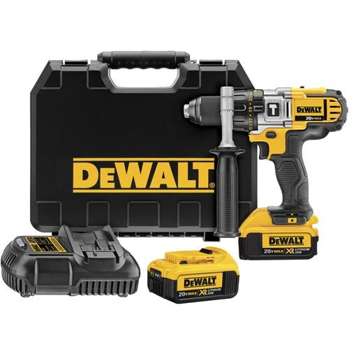 DEWALT DCD985M2, 20V MAX Li-Ion Premium 3-Speed Hammerdrill Kit (4.0 Ah)