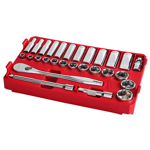 Milwaukee 48-22-9481T, Replacement Tray for 3/8” 28pc Ratchet and Socket Set in PACKOUT (SAE)