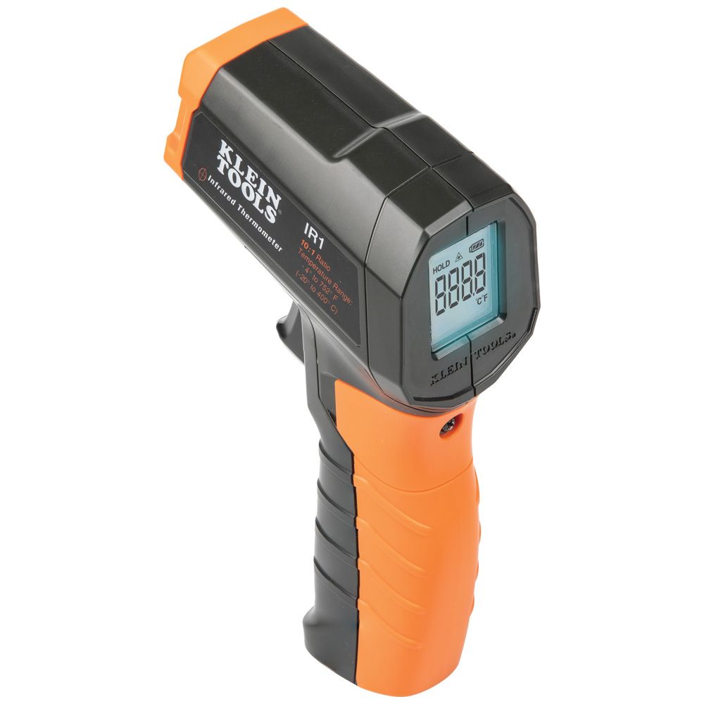 Klein Tools IR1, Infrared Digital Thermometer with Targeting Laser, 10:1