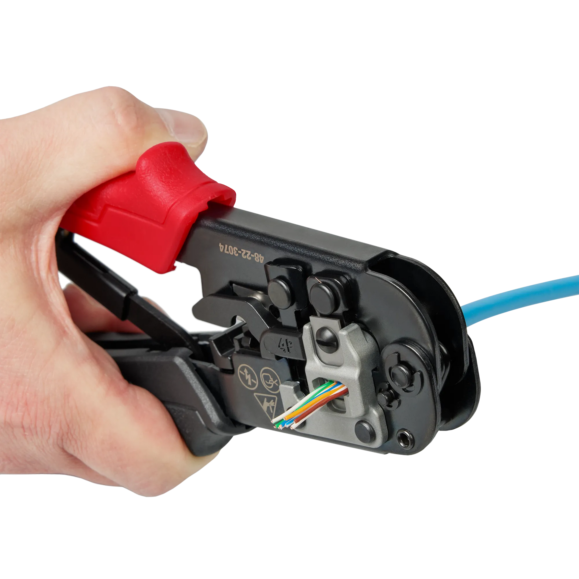 Milwaukee 48-22-3074, Ratcheting Pass-Through Crimper & Stripper