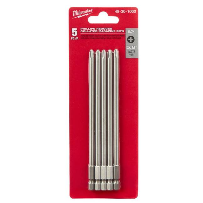 Milwaukee 48-30-1000, 5PK PR2 Drywall Collated Bits