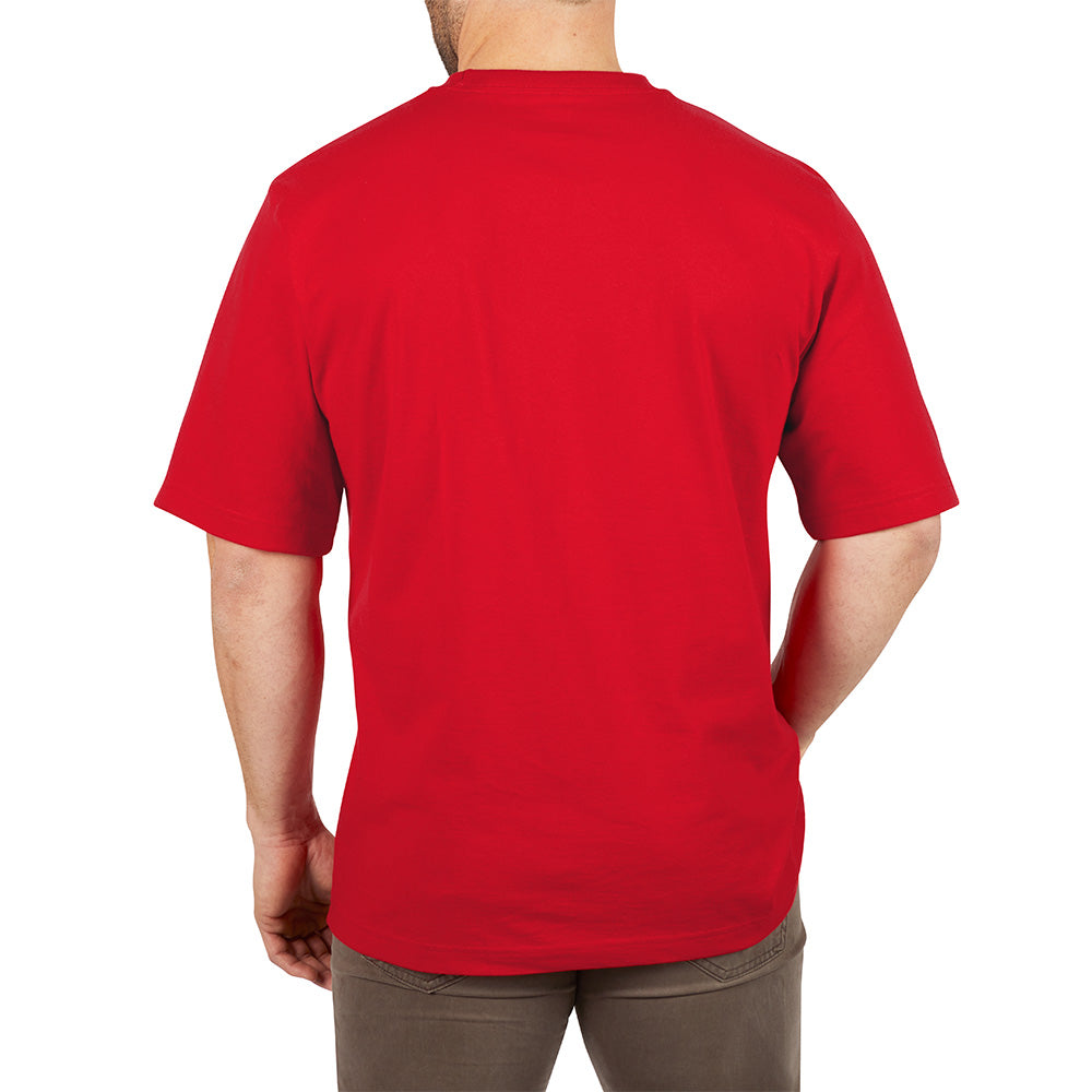 Milwaukee 601R, HEAVY DUTY POCKET TEE SHIRT (RED)