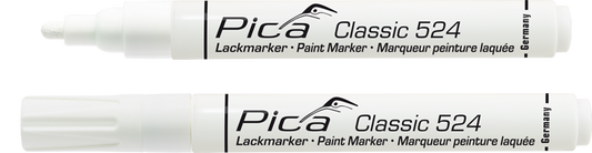 Pica 524/52, Paint-/Industry marker 2-4mm, Round tip, white