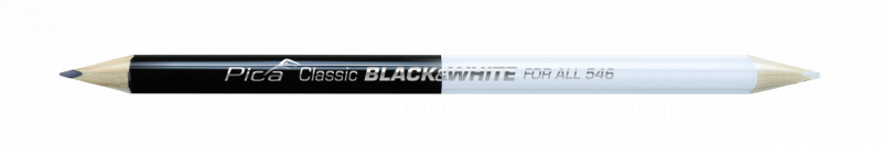 Pica 546/24-50, FOR ALL Universal pencil Black&White, 23cm