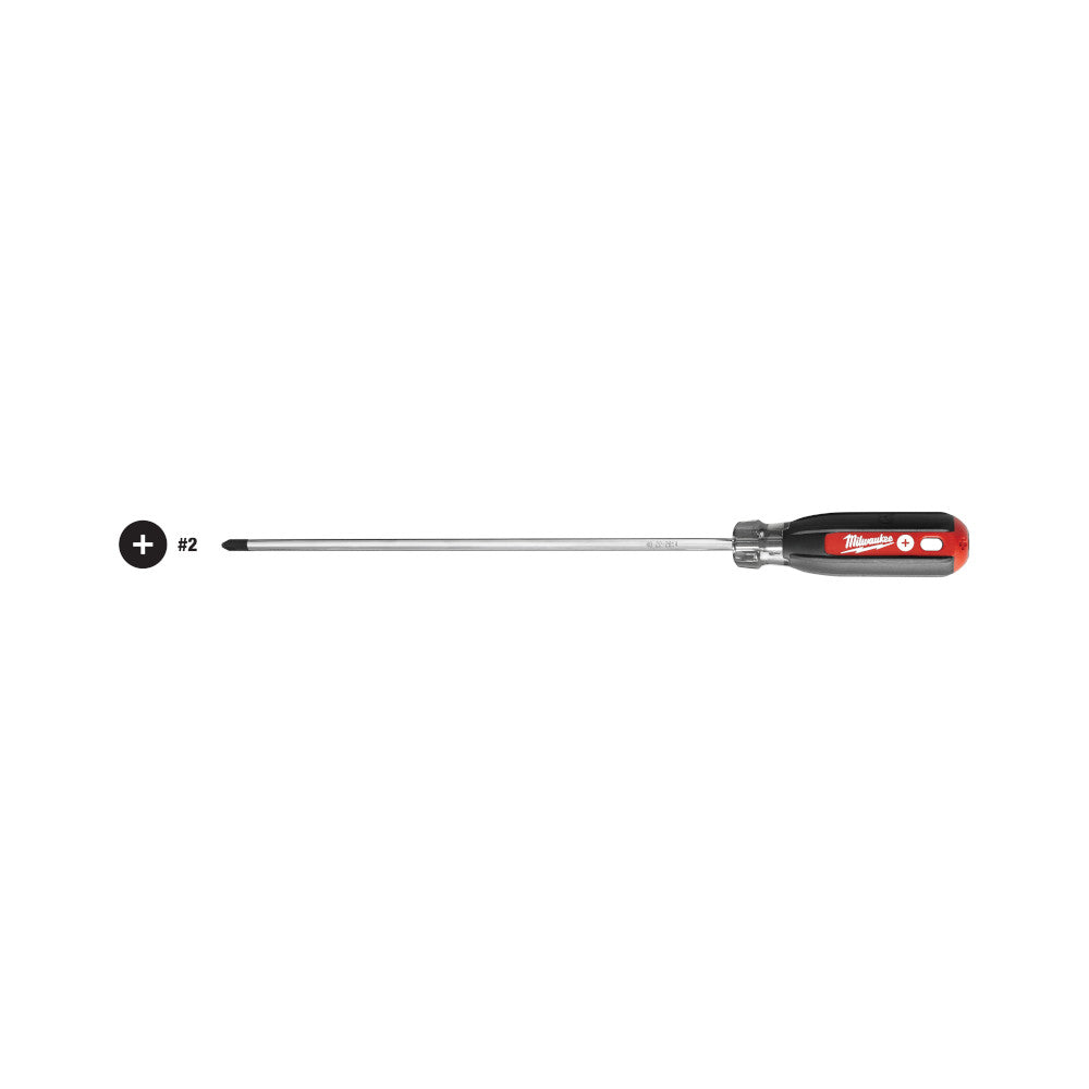 Milwaukee 48-22-2814, #2 Phillips - 10" Cushion Grip Screwdriver