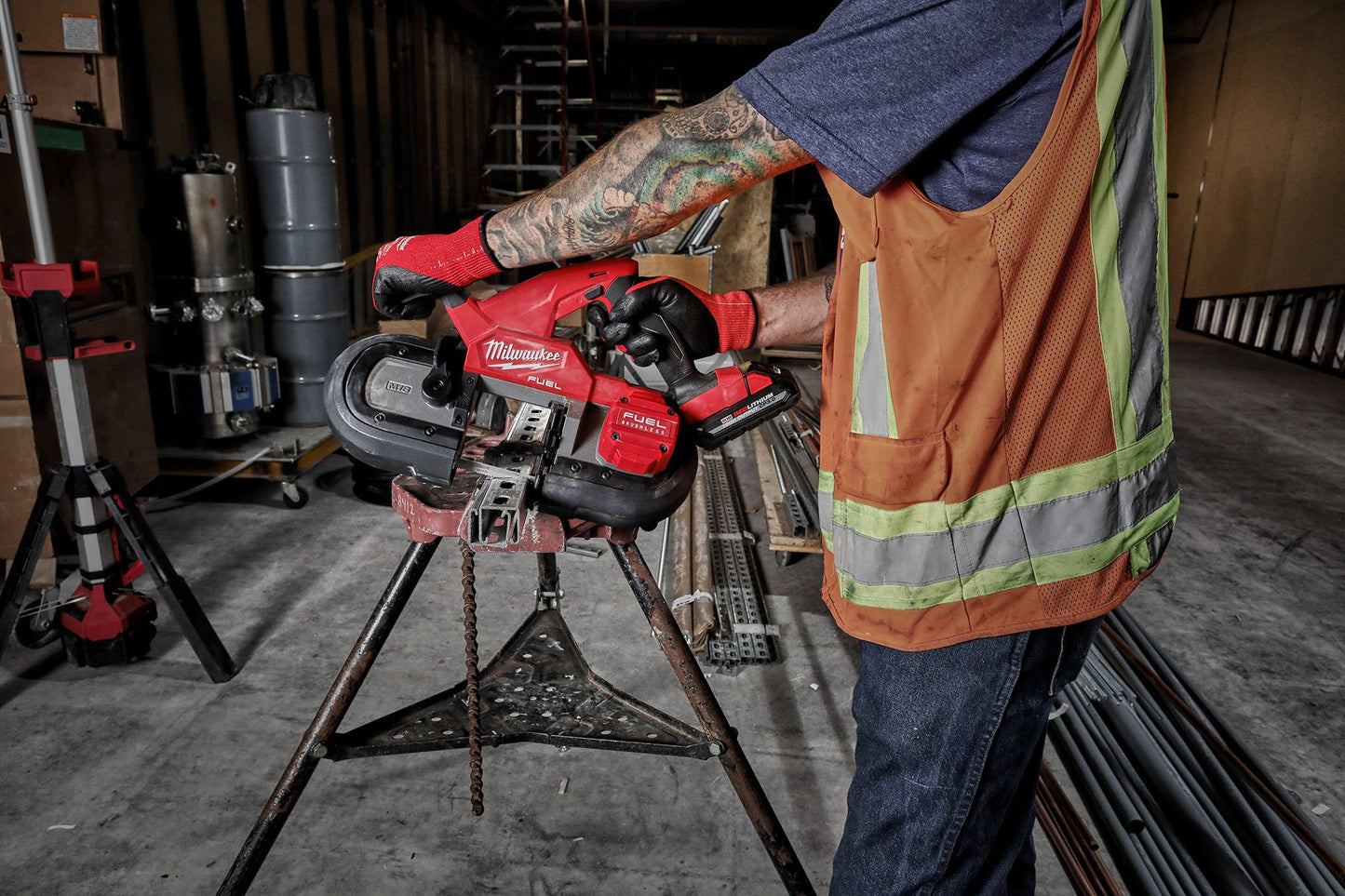 Milwaukee 2829S-20, M18 FUEL Compact Dual-Trigger Band Saw (Tool Only)
