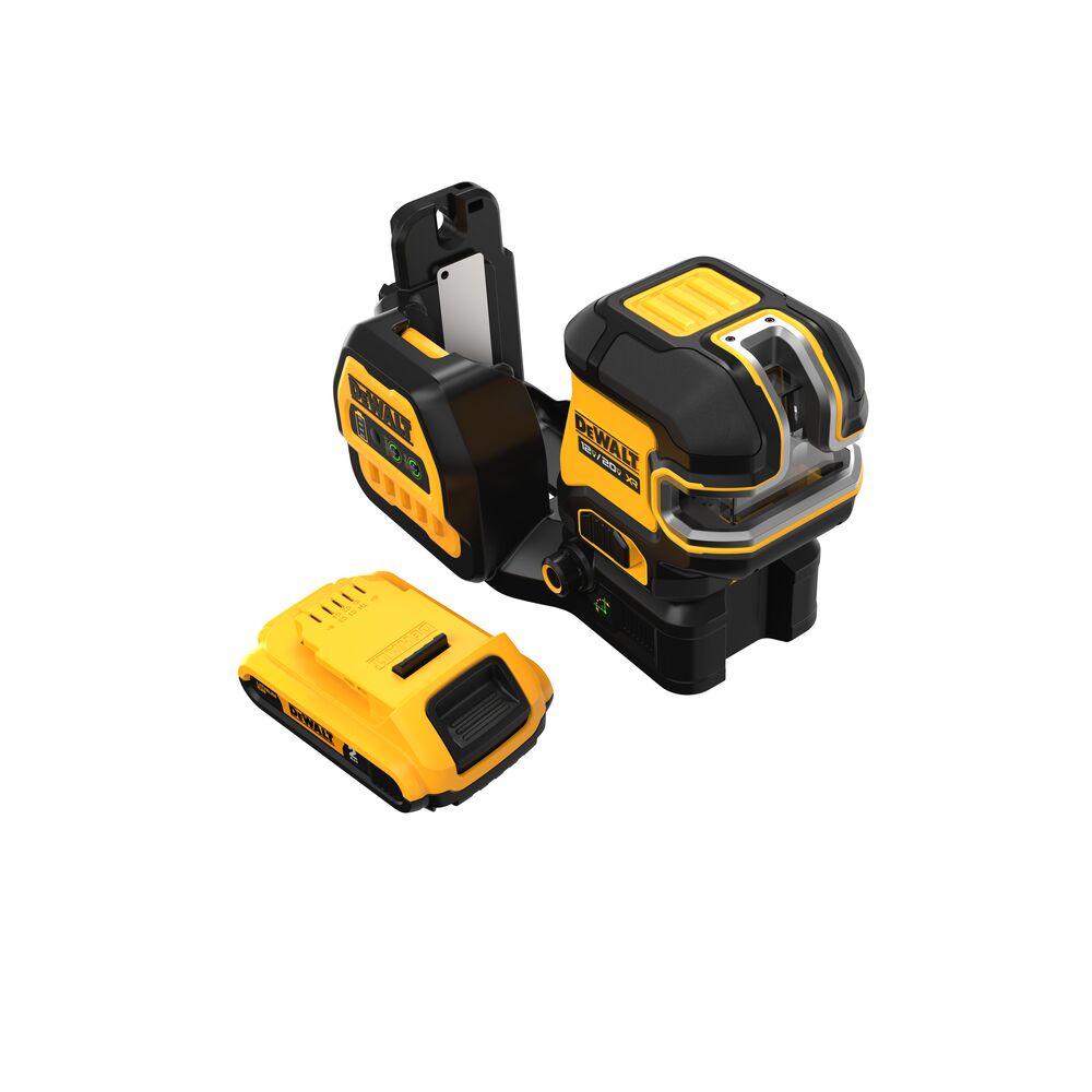 DEWALT DCLE34520GB, 20V MAX 5-Spot Cross Line Combo Green Laser (Tool Only)