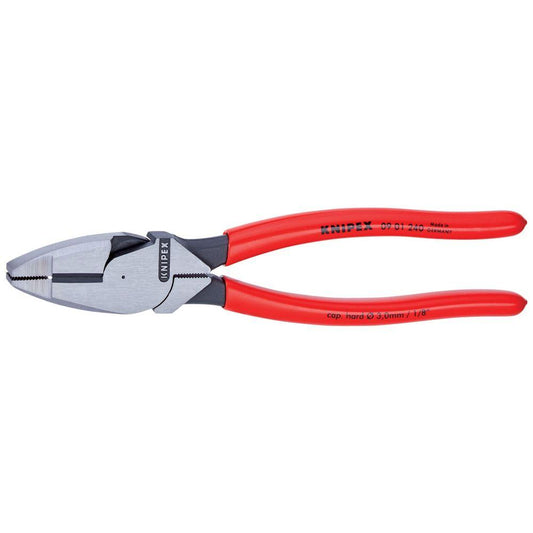 Knipex 09 01 240 SBA, High Leverage Linesman New England Head