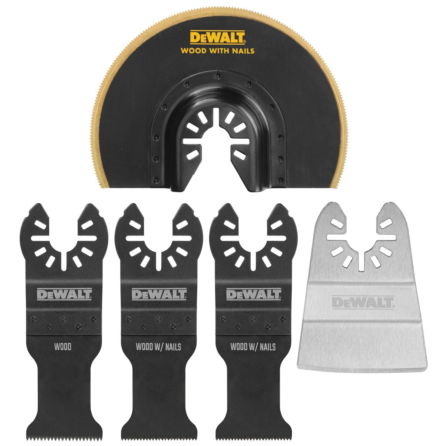 DEWALT DWA4216, 5 pc Oscillating Multi Tool Set