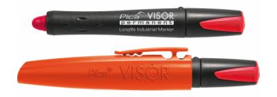 Pica 990/40, VISOR Permanent Marker (Red)