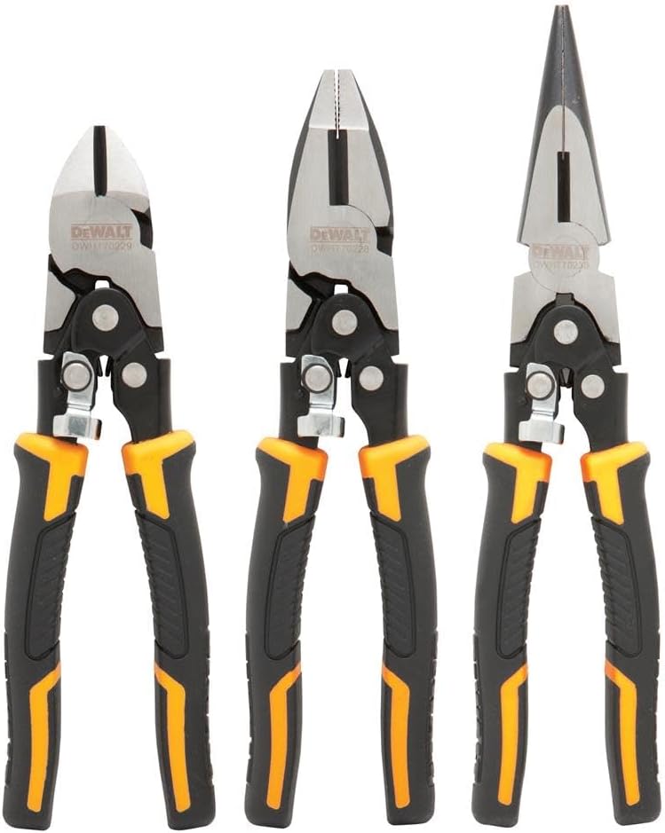 DEWALT DWHT70485, COMPOUND ACTION PLIER SET - 3 PK