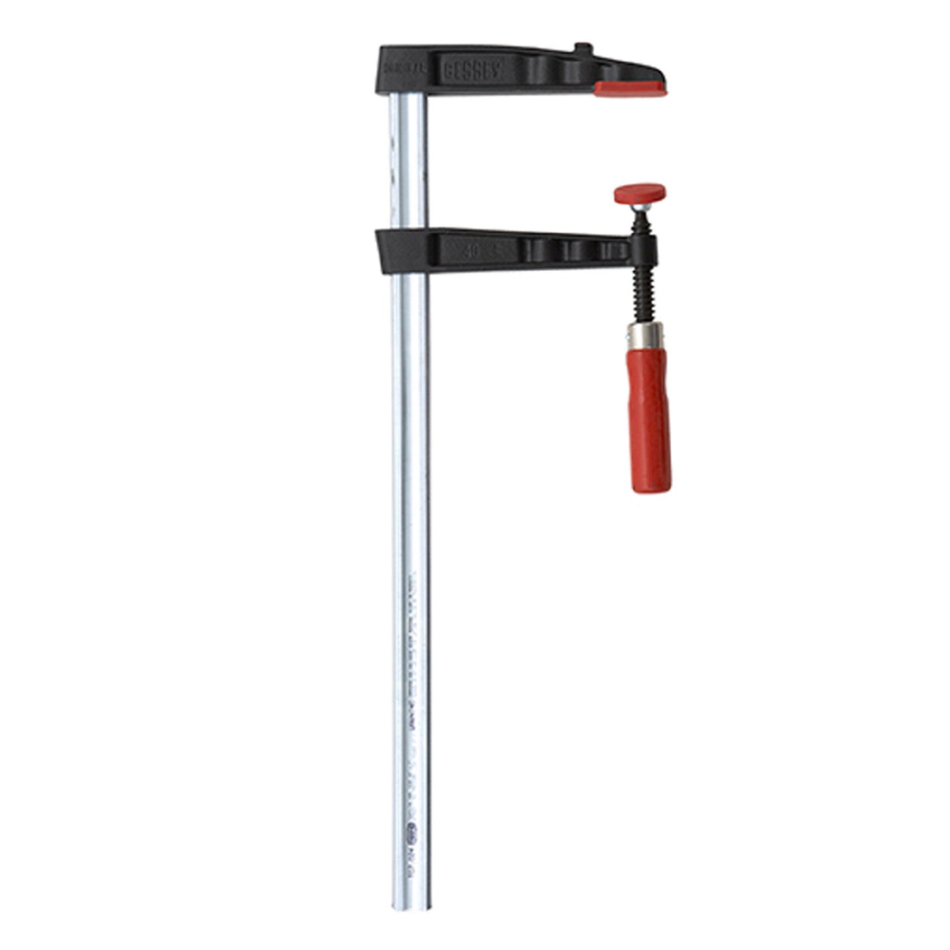 BESSEY TG7.016+2K, Clamp, woodworking, F-style, 2K handle, replaceable pads, 7 In. x 16 In., 1320 lb