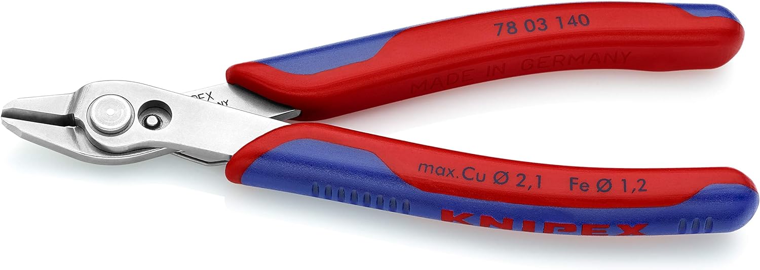 Knipex 78 03 140, Electronics Super-Knips Comfort Grip 5.5-Inch