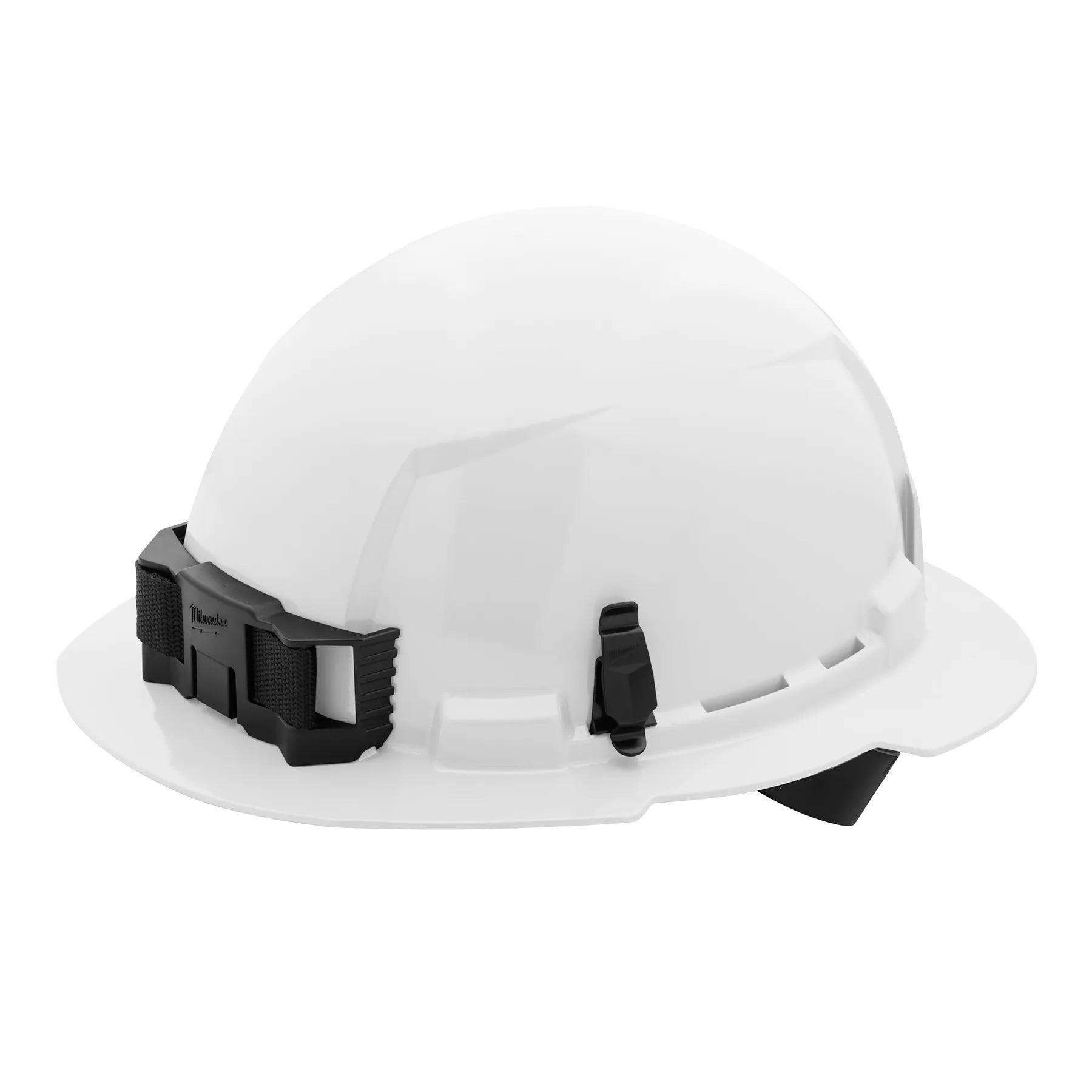 Milwaukee 48-73-1101, BOLT™ White Full Brim Hard Hat w/4pt Ratcheting Suspension (USA) - Type 1, Class E