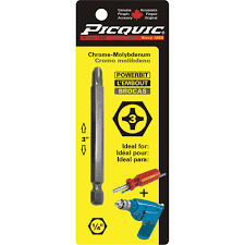 Picquic 88023, 3" Powerbit  Carded - #3 Phillips