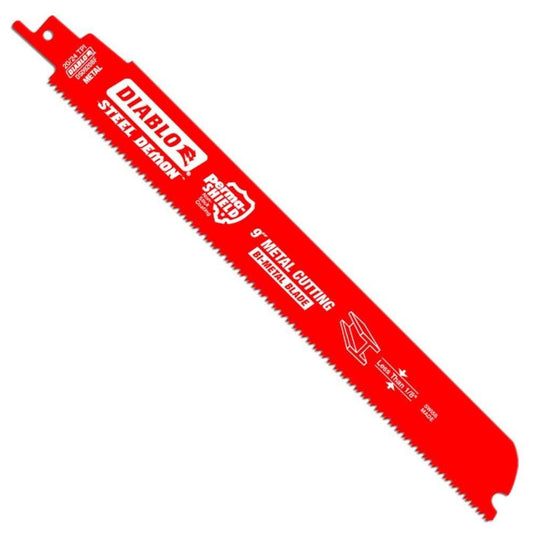 Diablo DS0920BF, 9" Bi‑Metal Recip Blade for Thin Metal