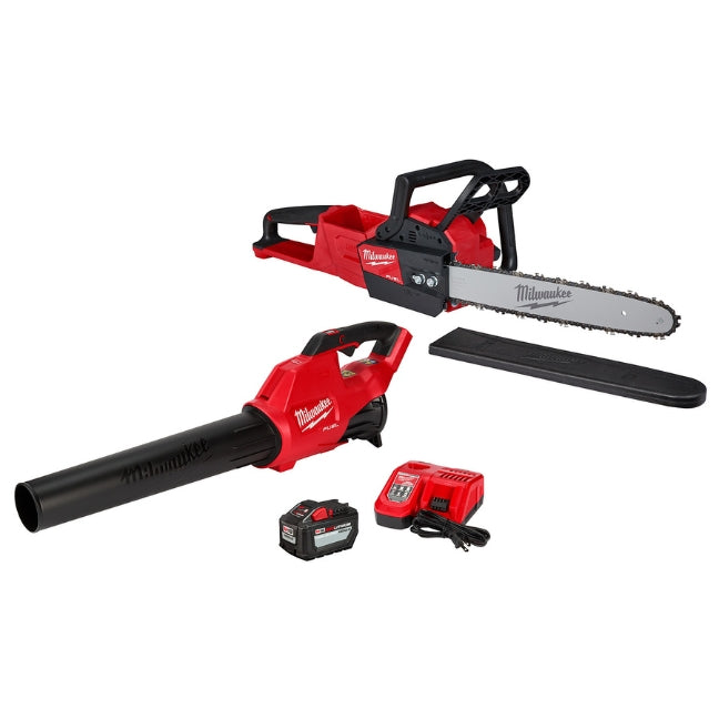 Milwaukee 2727-21HDP, M18 FUEL 16" Chainsaw/Blower Kit (12 Ah)