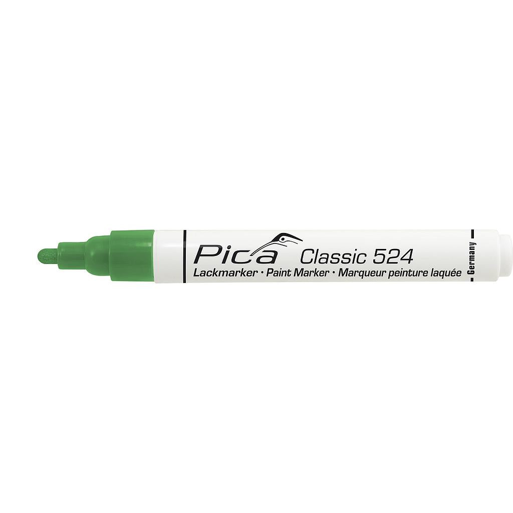 Pica 524/36, Paint-/Industry marker 2-4mm, Round tip, green