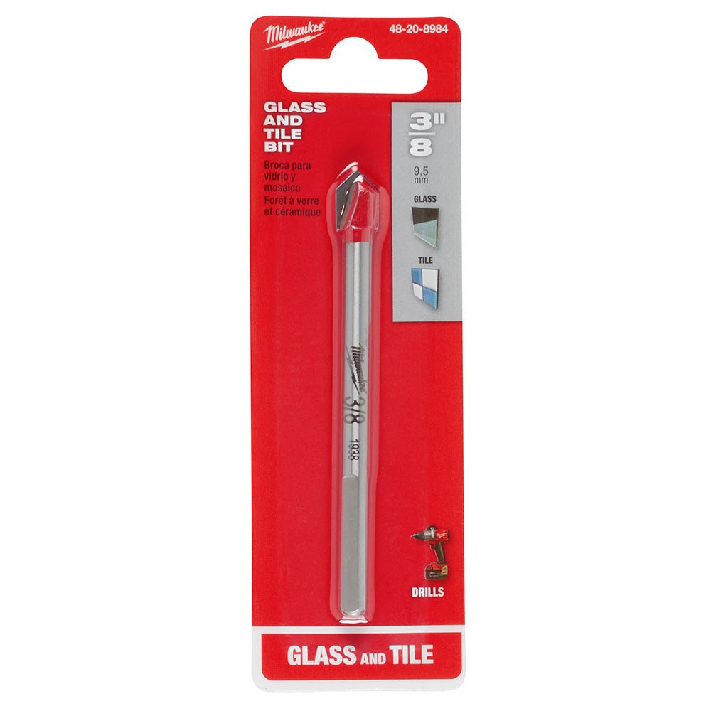 Milwaukee 48-20-8984, 3/8" Glass and Tile Bit