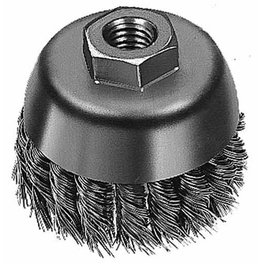 Milwaukee 48-52-1350, 4" Knot Wire Cup Brush (Carbon Steel)
