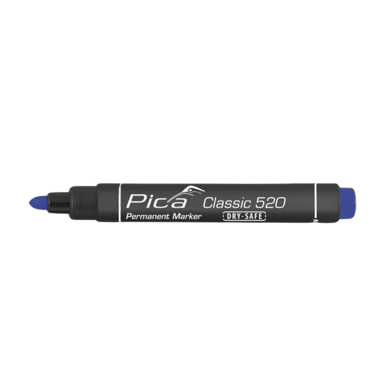 Pica 520/04, 4-Pack-Permanent Marker 1-4mm, Round tip, Red, Blue, Black and Instant White