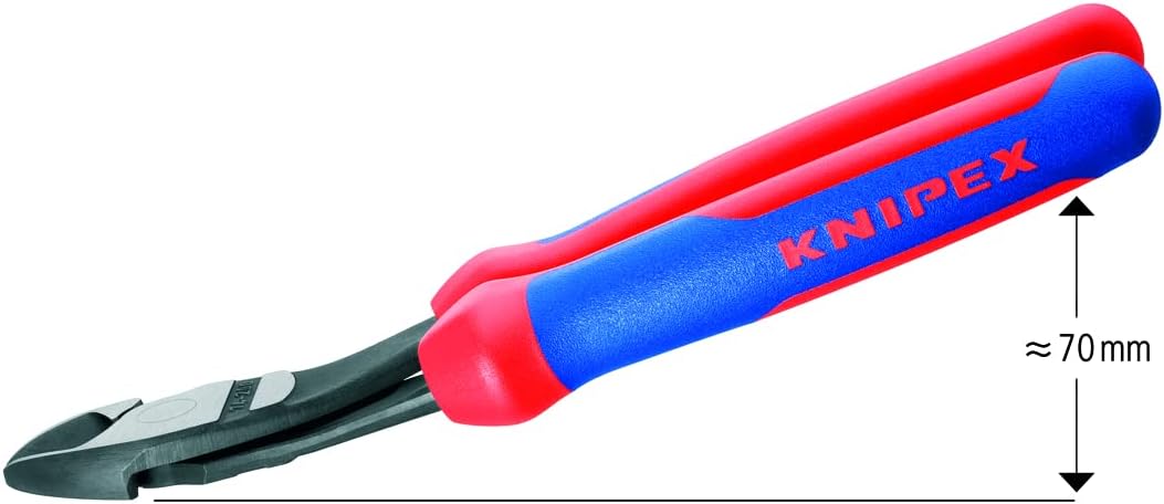 Knipex 74 02 200 SBA, Comfort Grip High Leverage Diagonal Cutters 8"