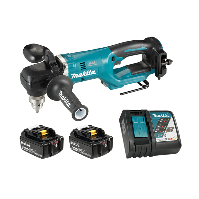Makita DDA450RTE, 1/2" Cordless Angle Drill with Brushless Motor
