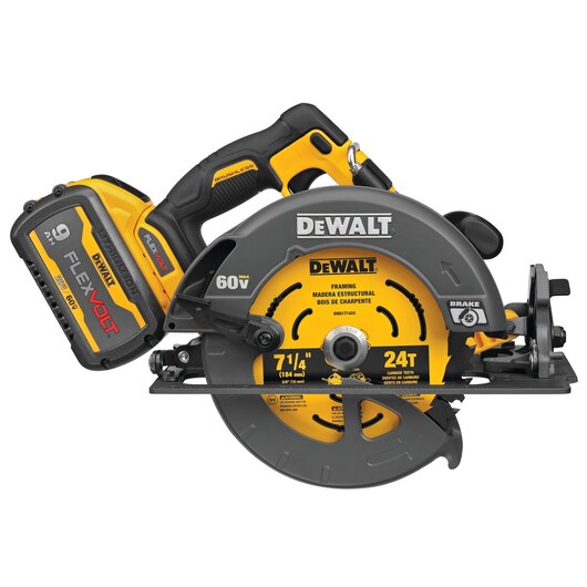 DEWALT DCS578X1, 60V MAX FLEXVOLT 7-1/4'' Circular Saw Kit (1 Battery)