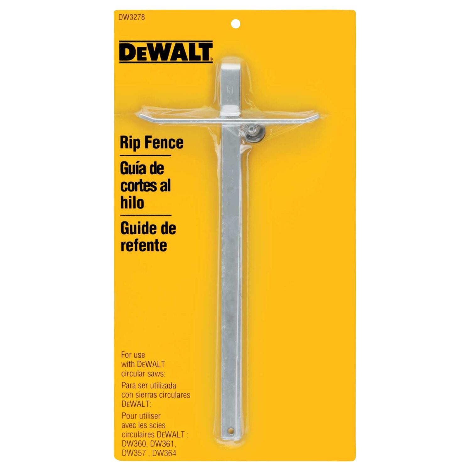 DEWALT DW3278, Rip Guide for DCS570P Circular Saw