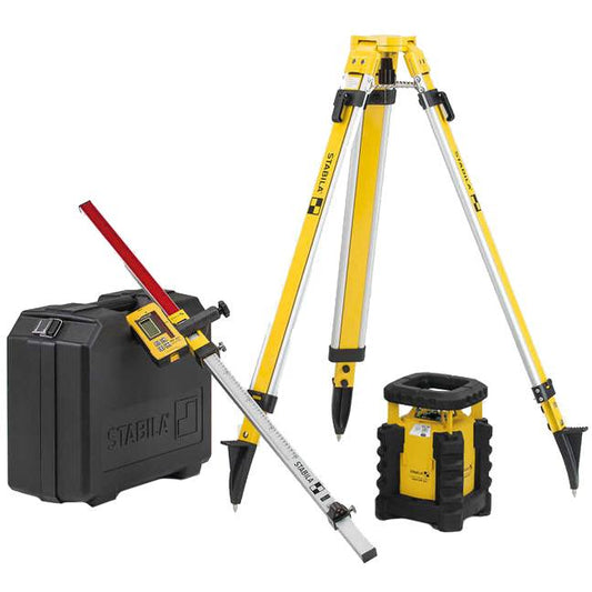 Stabila 05820, LAR 300 EXTERIOR ROTATING LASER KIT W/TRIPOD & GRADE ROD