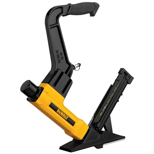 DEWALT DWFP12569,  2-IN-1 MALLET ACTUTATED FLOORING TOOL (15.5GA STAPLES OR 16GA "L SHAPE" CLEAT NAILS)