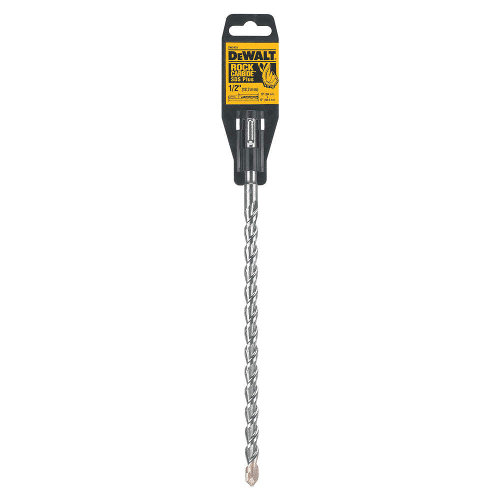 DEWALT DW5439, 1/2'' x 10'' x 12''SDS Plus 2 Cutter Drill Bits (sold/ea)