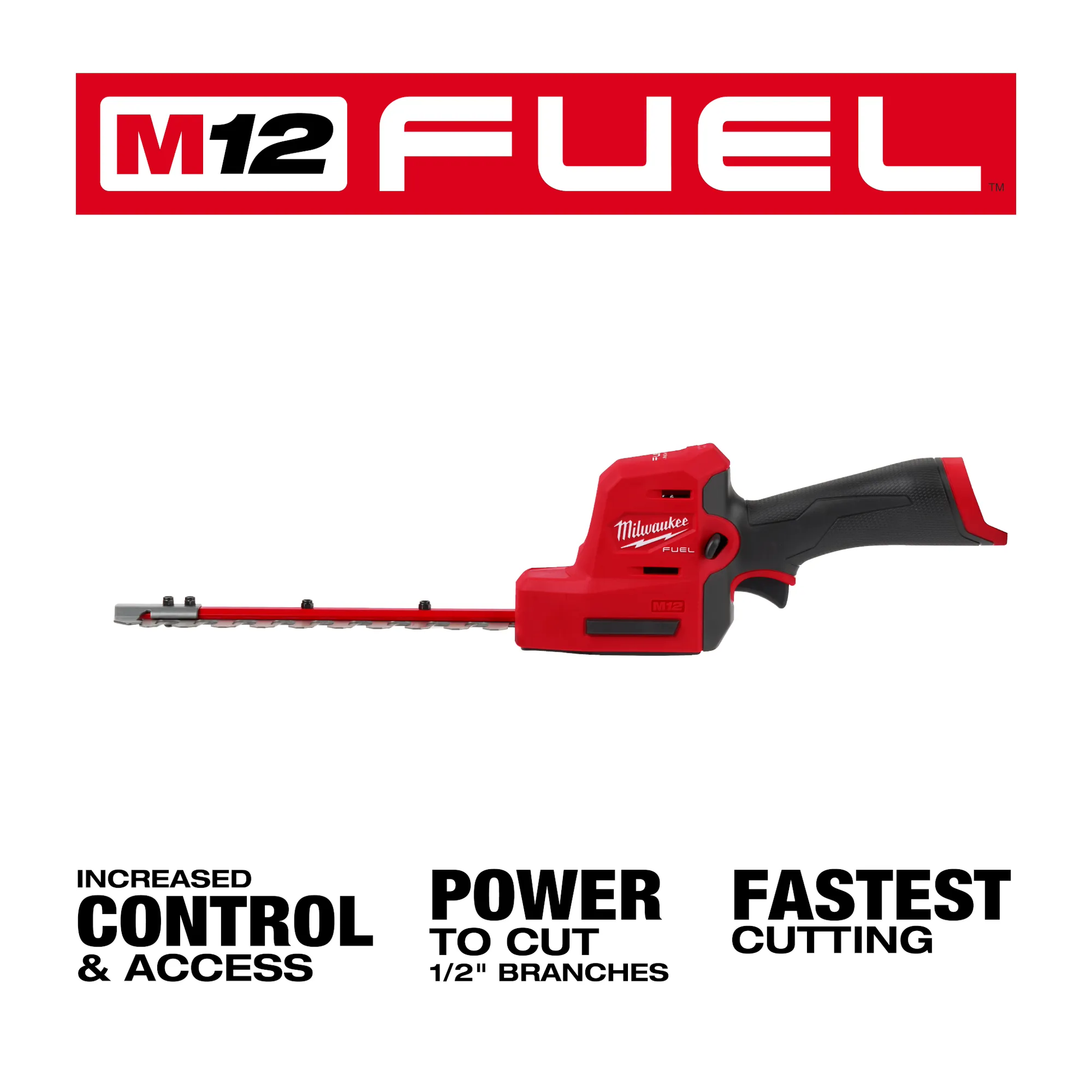 Milwaukee 2533-20, M12 FUEL 8" Hedge Trimmer (Tool Only)