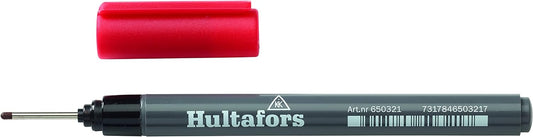 Hultafors 650320, Ink Deep-hole Marker HIDHM Red