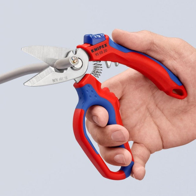 Knipex 95 05 20 US, 6-1/4in Angled Electricians Shears