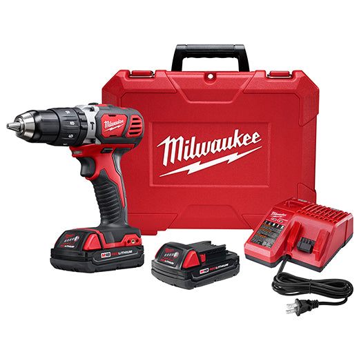 Milwaukee 2607-22CT, M18 1/2" HAMMER DRILL CP KIT