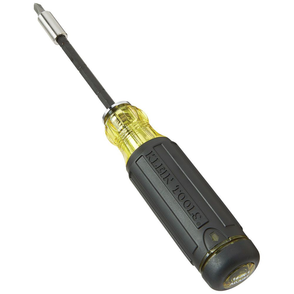 Klein Tools 32303, 14-in-1 Multi-Bit Adjustable Length Screwdriver