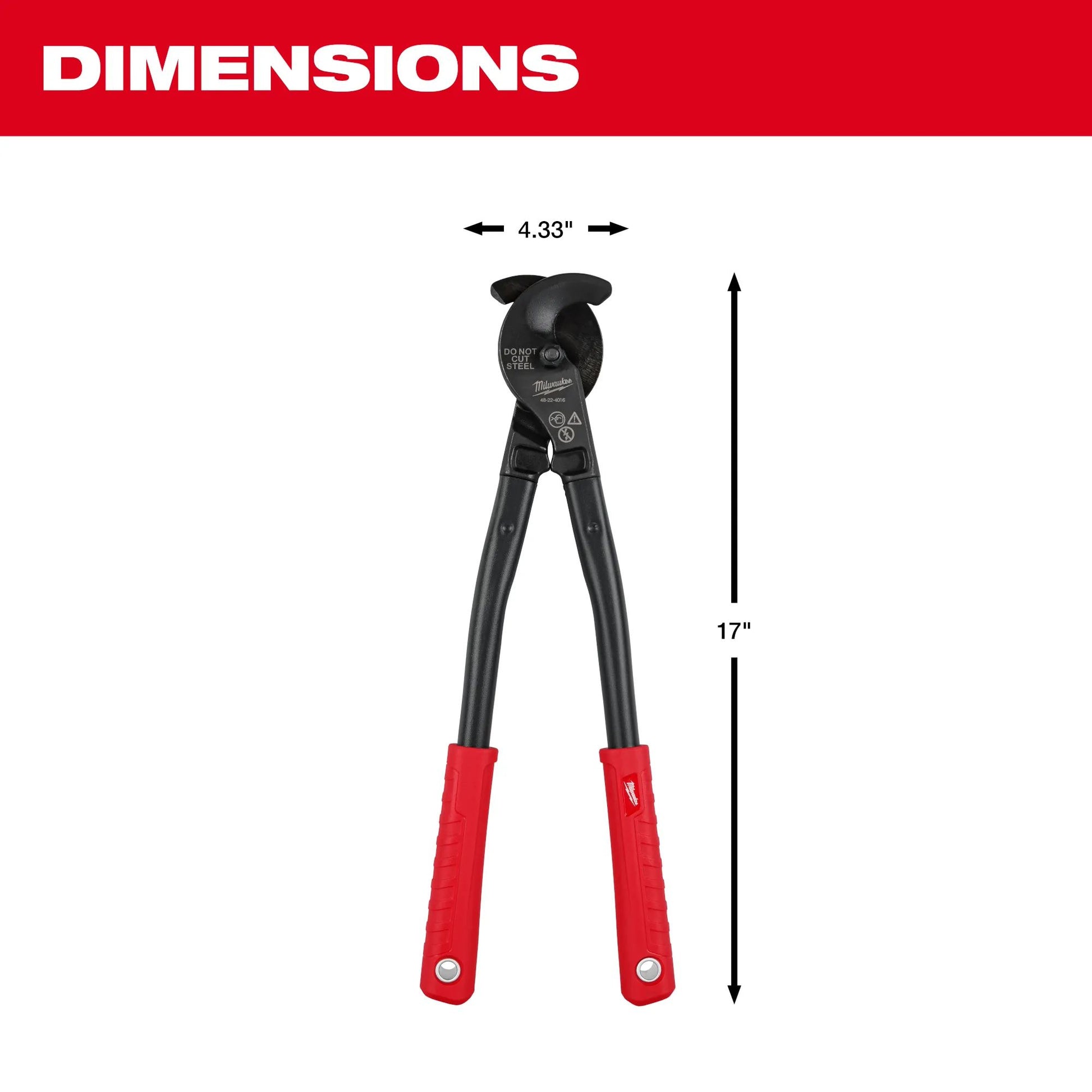 Milwaukee 48-22-4016, 17" Utility Cable Cutter