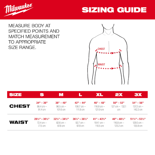 Milwaukee 205B-21L,  M12 Black Heat Axis Jacket Kit L (Discontinued, Replaced by M102B)