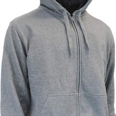 DEWALT DCHJ080 Men's Heared French Terry Cotton Hoodie Heather Gray