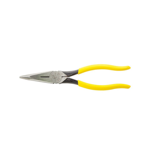 Klein Tools D203-8, Pliers, Needle Nose Side-Cutters, 8-Inch