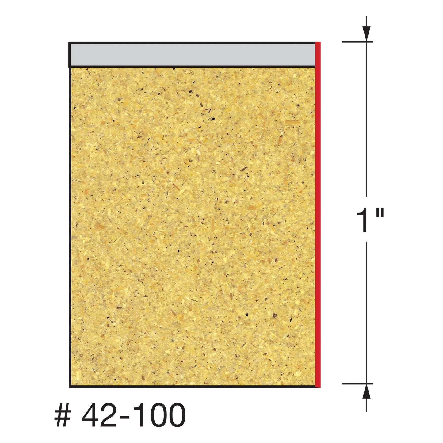 Freud 42-100, Carbide Router Bit - 3/8" Bottom Bearing Flush Trim Bit (1/4" Shank)