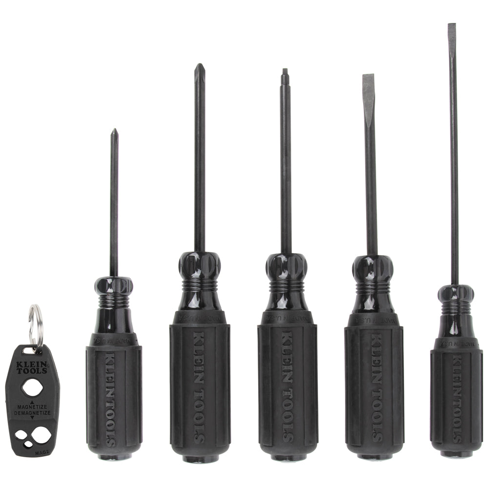 Klein Tools 85446BLK, Blackout Screwdriver Set, 6-Piece
