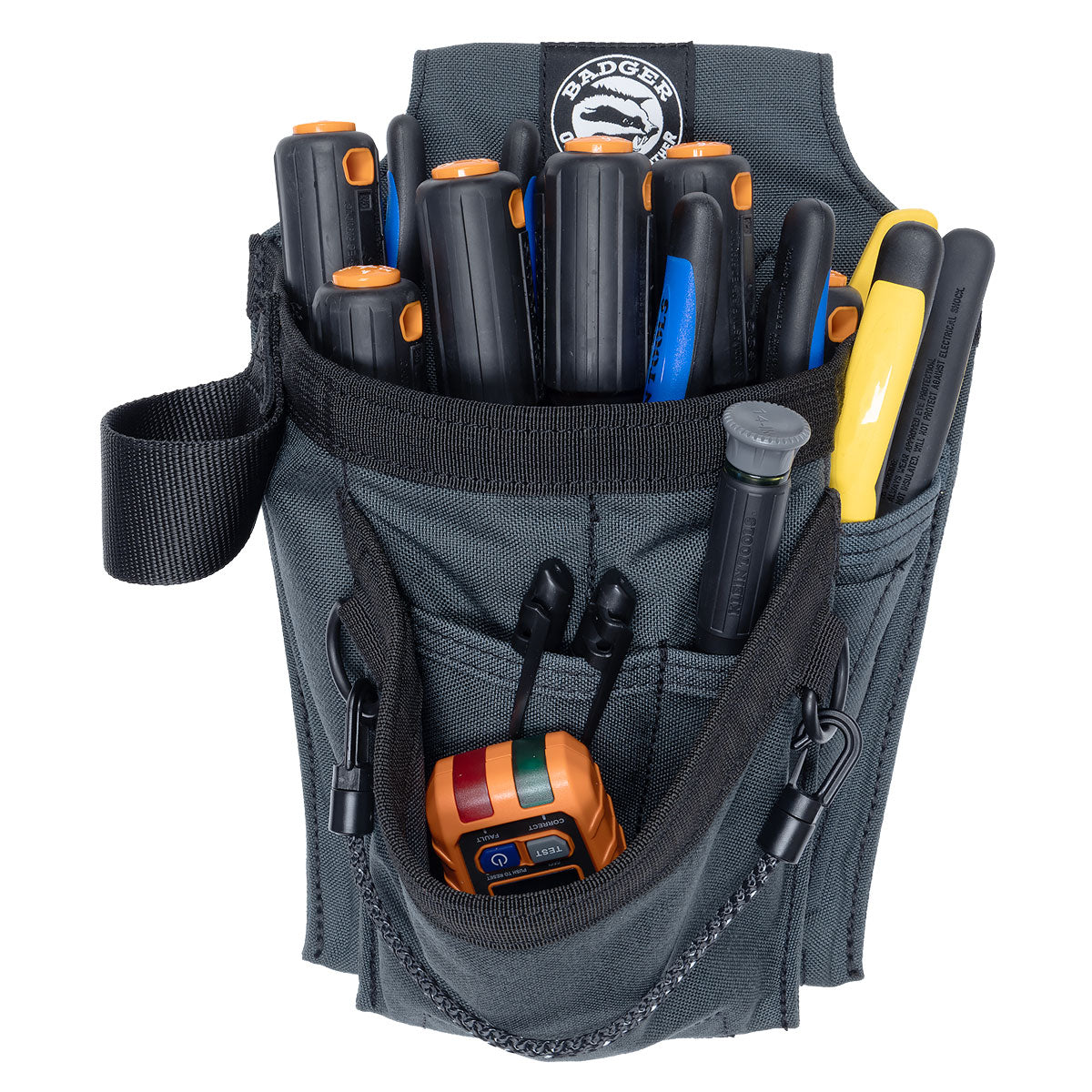 Badger Tool Belts 434010, Electrician's Tool Bag - Gunmetal